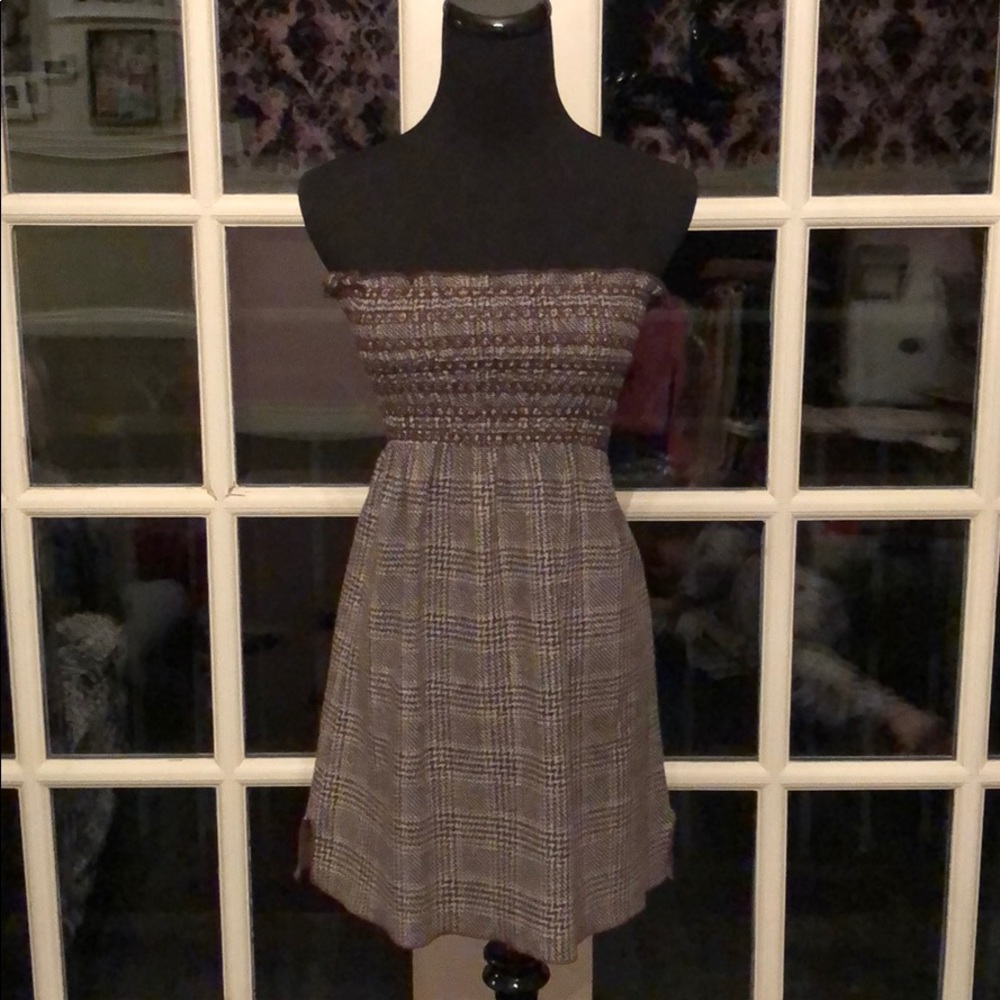 Juicy Couture wool strapless dress